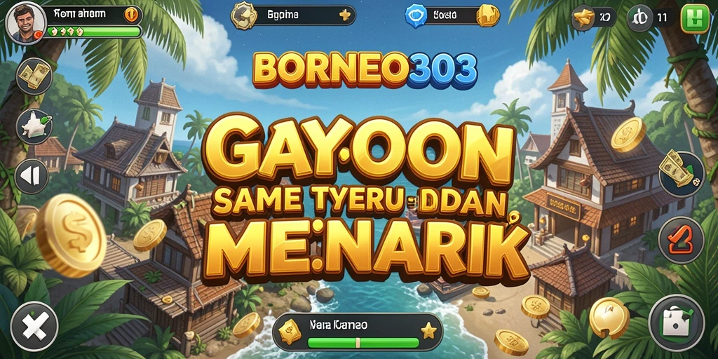 Tangkapan layar menunjukkan gameplay seru dalam BORNEO303.