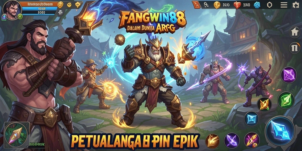 Gameplay seru FANGWIN88 dalam dunia petualangan ARPG.