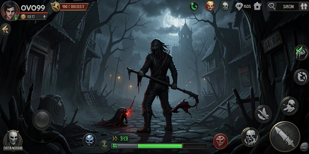 Gameplay OVO99 dengan nuansa horror yang mendalam.