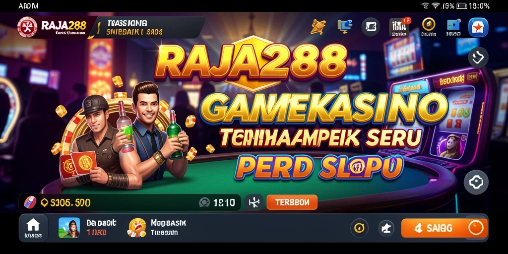 Tampilan gameplay RAJA288 yang menarik dalam dunia Kasino.